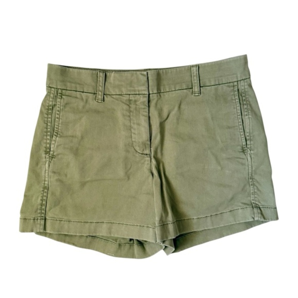 J.Crew Green Chino Shorts Size 2 – 3.5” Inseam